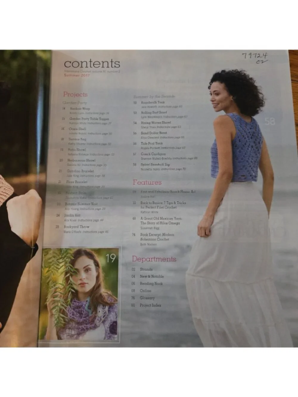 Interweave Crochet Magazine Summer 2017 Ex Libris Wraps, Shawls, Tanks
